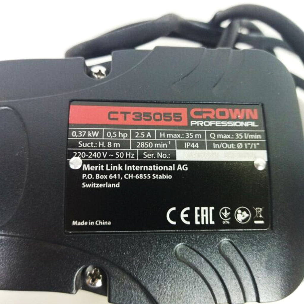 POMPE CROWN 0.37 kW silencieuse